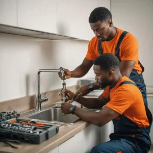 Installing new kitchen sink
