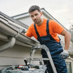 Inspecting and maintaining gutter system