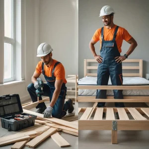 Assembling bed frame