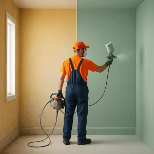 Painting living room wall smoothly