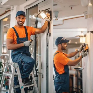 Installing exterior lighting