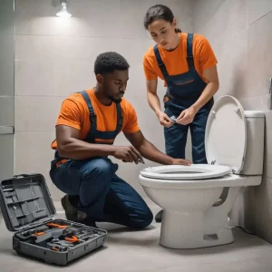 Fixing toilet flush system